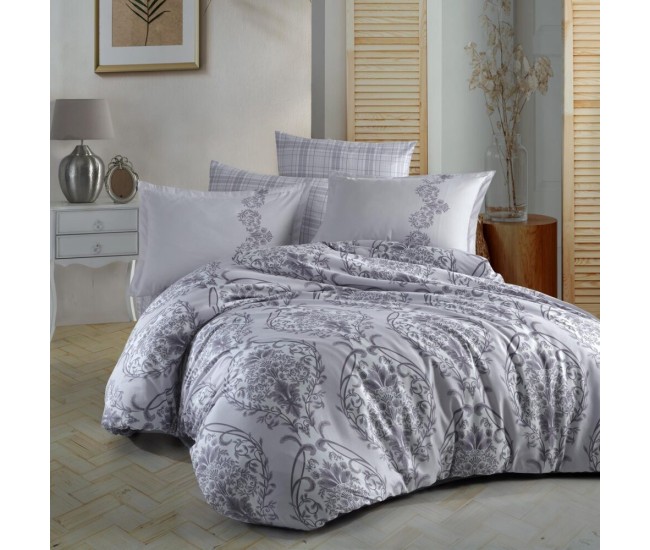 Lenjerie de pat satin clasy king size (olinda)